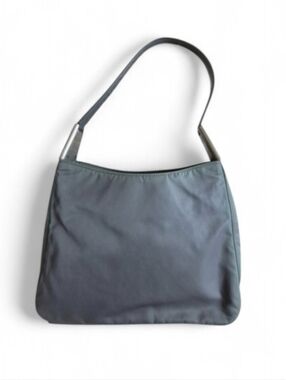 Prada Nylon & Leather Shoulder Bag